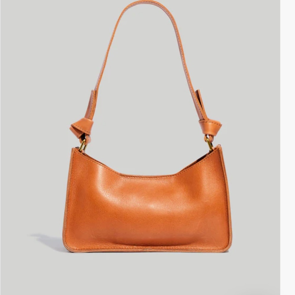 Leather Shoulder Bag in Cognac Brown The Sydney Shoulder Bag